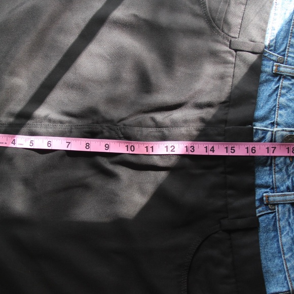 Sandro Paris Layered Denim Skirt In Blue size 4 - Picture 12 of 12